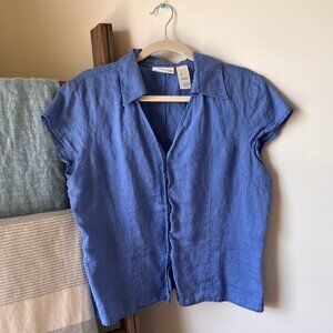 Liz Claiborne Linen Blouse